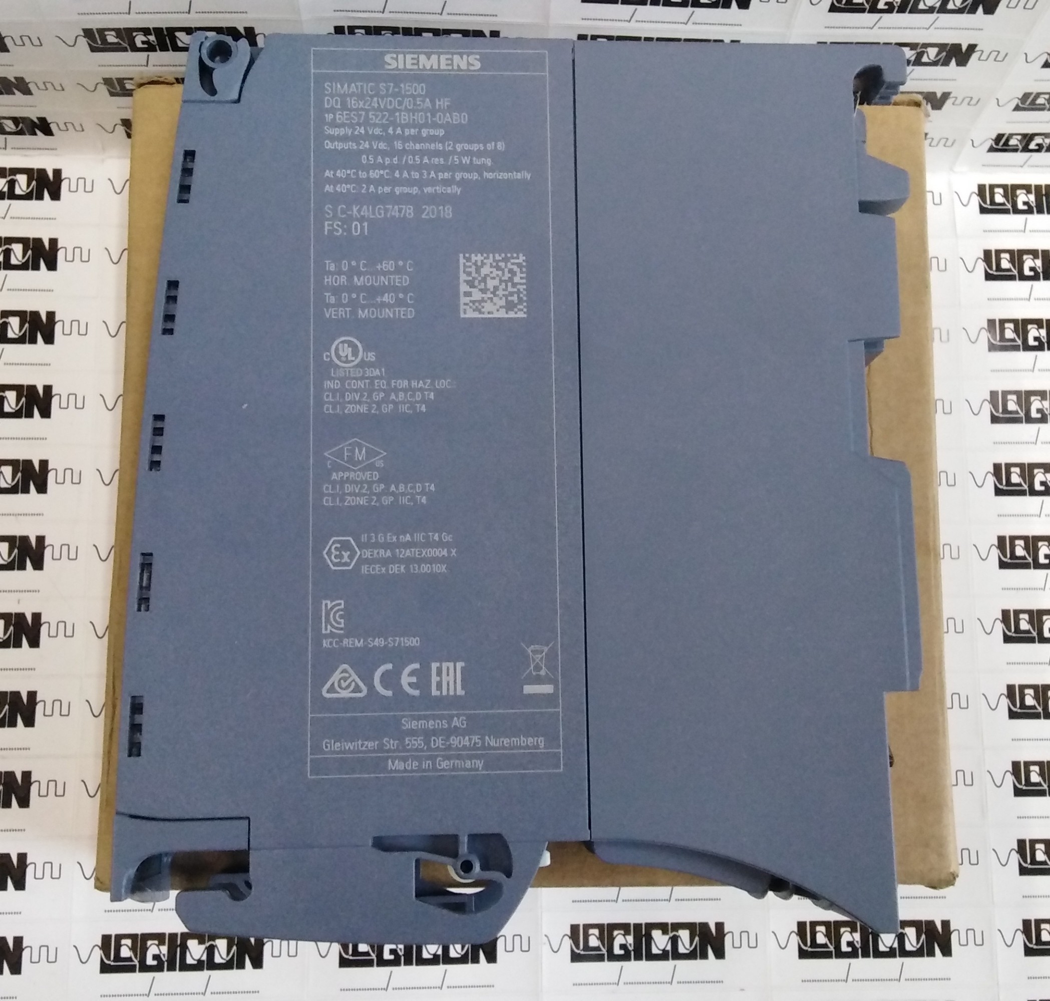 6ES7522-1BH01-0AB0 SIEMENS SIMATIC S7-1500, DIGITAL OUTPUT MODULE (EC ...